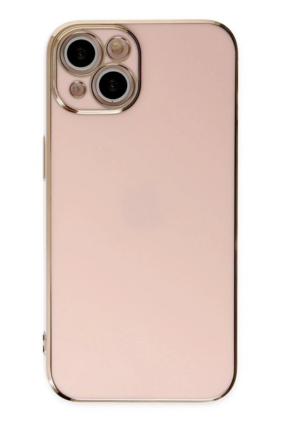 Mey İthalat®  iPhone 14 Kılıf Volet Silikon - Pembe