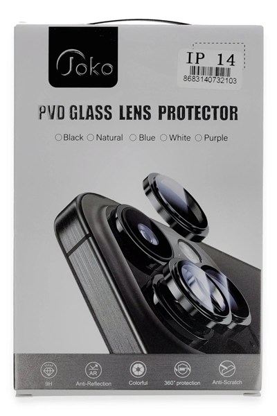 Mey İthalat®  iPhone 14 PVD Metal Kamera Lens - Turuncu