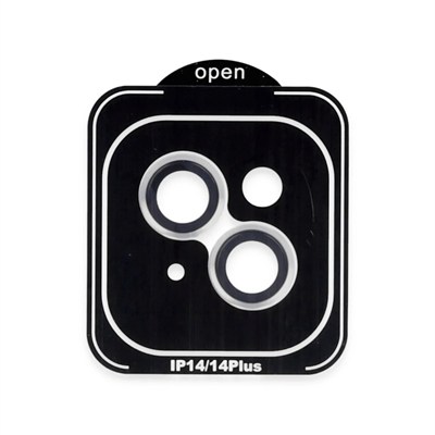 Mey İthalat®  iPhone 14 PVD Metal Kamera Lens - Gümüş