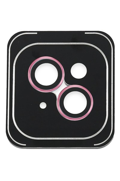 Mey İthalat®  iPhone 14 PVD Metal Kamera Lens - Pembe