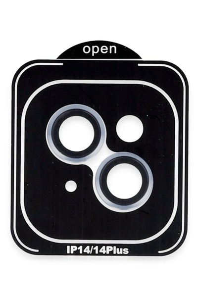 Mey İthalat®  iPhone 14 PVD Metal Kamera Lens - Mavi
