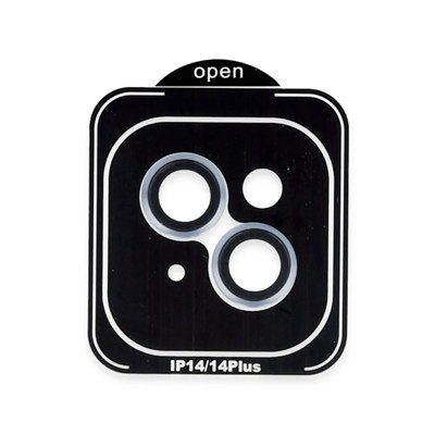 Mey İthalat®  iPhone 14 PVD Metal Kamera Lens - Mavi
