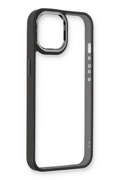Mey İthalat®  iPhone 14 Plus Kılıf Dora Kapak - Siyah