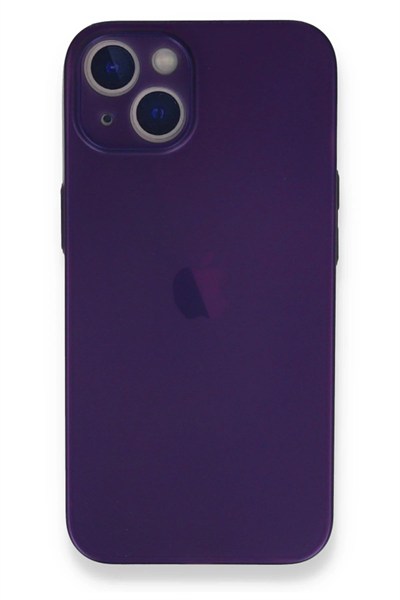 Mey İthalat®  iPhone 14 Plus Kılıf PP Ultra İnce Kapak - Mor