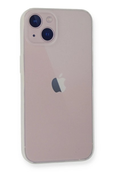 Mey İthalat®  iPhone 14 Plus Kılıf PP Ultra İnce Kapak - Beyaz