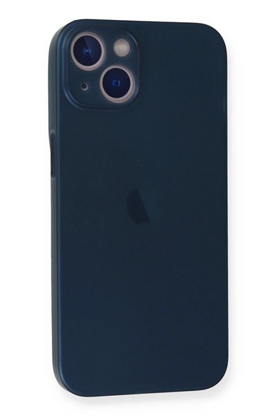 Mey İthalat®  iPhone 14 Plus Kılıf PP Ultra İnce Kapak - Mavi