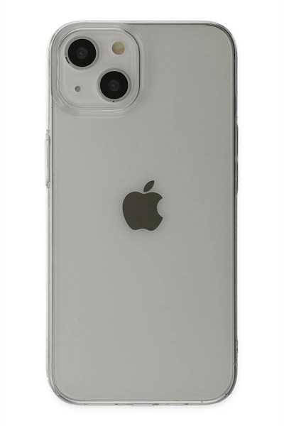 Mey İthalat®  iPhone 14 Plus Kılıf Pc Sert Şeffaf Kapak - Şeffaf