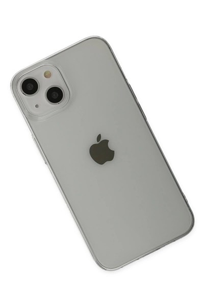 Mey İthalat®  iPhone 14 Plus Kılıf Pc Sert Şeffaf Kapak - Şeffaf