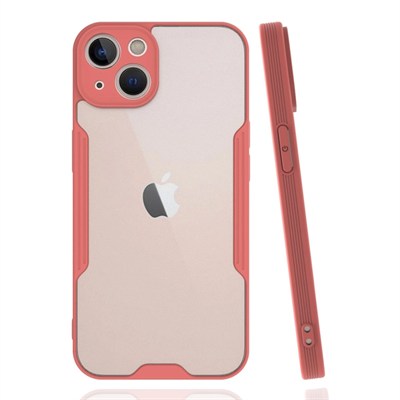 Mey İthalat®  iPhone 14 Plus Kılıf Platin Silikon - Pembe