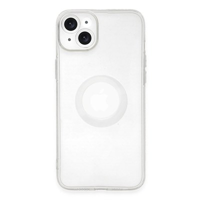Mey İthalat®  iPhone 14 Plus Kılıf Santa Lens Silikon - Şeffaf