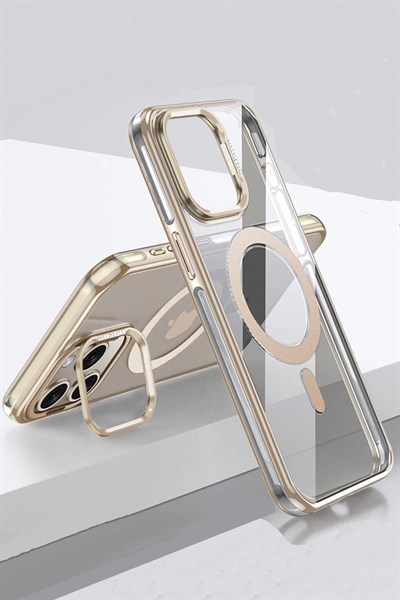 Mey İthalat®  iPhone 14 Pro Drop Magsafe Kapak - Titan Gri