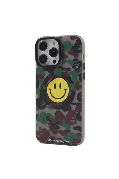 Mey İthalat®  iPhone 14 Pro Kılıf Apollo Magneticsafe Desenli Kapak - Apollo Siyah - 4