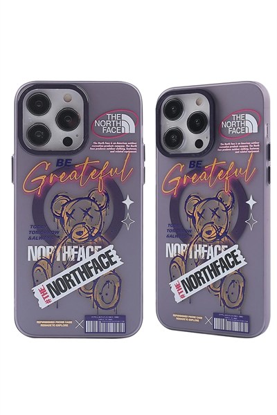 Mey İthalat®  iPhone 14 Pro Kılıf Apollo Magneticsafe Desenli Kapak - Apollo Mor - 2