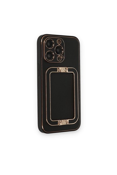 Mey İthalat®  iPhone 14 Pro Kılıf Coco Elit Kapak - Siyah