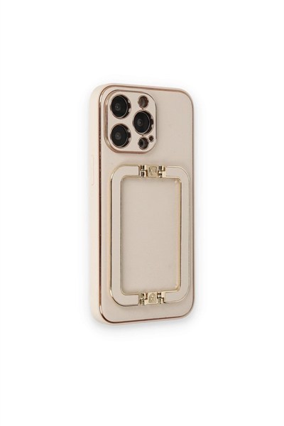Mey İthalat®  iPhone 14 Pro Kılıf Coco Elit Kapak - Gold