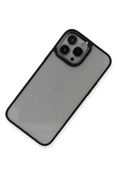 Mey İthalat®  iPhone 14 Pro Kılıf Dora Kapak - Siyah