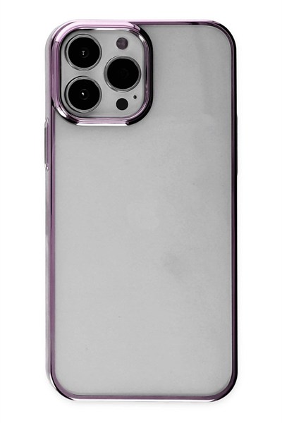Mey İthalat®  iPhone 14 Pro Kılıf Element Silikon - Lila