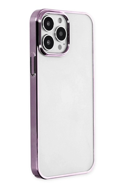 Mey İthalat®  iPhone 14 Pro Kılıf Element Silikon - Lila