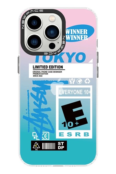 Mey İthalat®  iPhone 14 Pro Kılıf Estoril Desenli Kapak - Estoril - 1