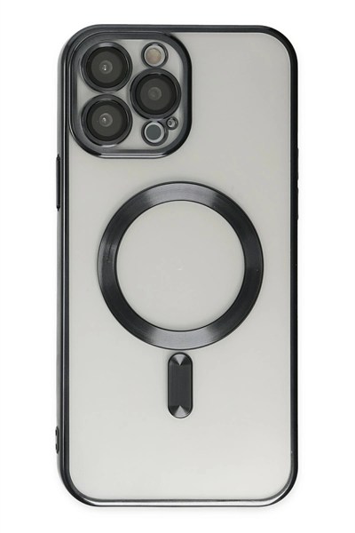 Mey İthalat®  iPhone 14 Pro Kılıf Kross Magneticsafe Kapak - Siyah