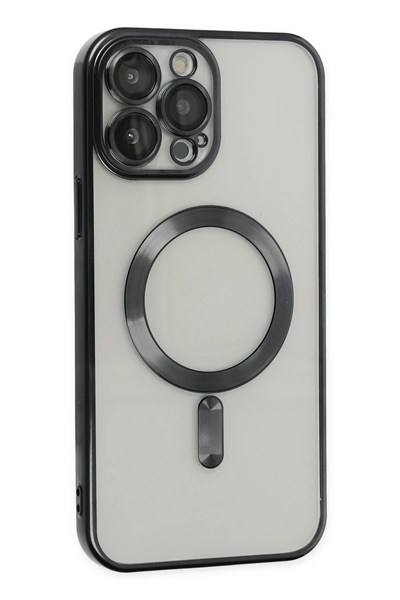 Mey İthalat®  iPhone 14 Pro Kılıf Kross Magneticsafe Kapak - Siyah