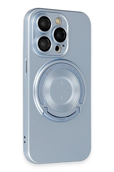 Mey İthalat®  iPhone 14 Pro Kılıf Lukka Magneticsafe Kapak - Sierra Blue