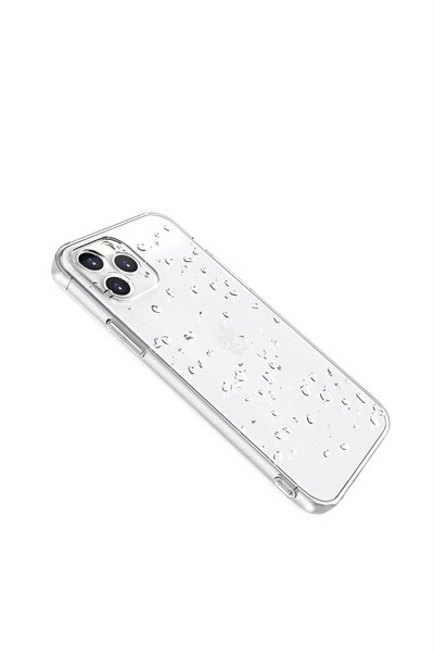 Mey İthalat®  iPhone 14 Pro Kılıf Lüx Şeffaf Silikon