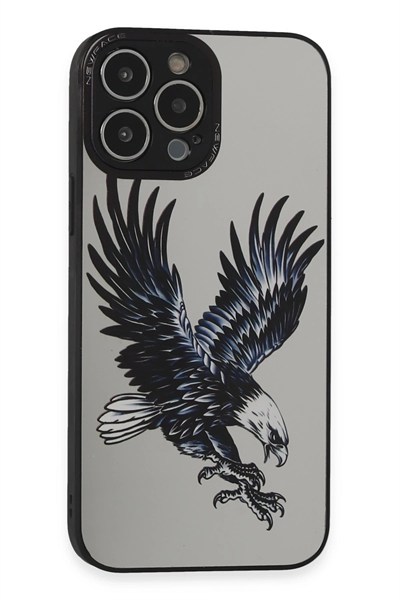 Mey İthalat®  iPhone 14 Pro Kılıf Mirror Desenli Kapak - Mirror - 1