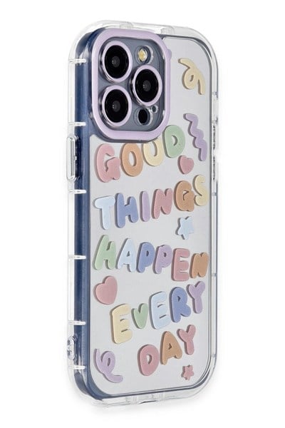 Mey İthalat®  iPhone 14 Pro Kılıf Reflexion Desenli Kapak - Desen 7