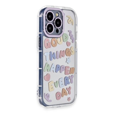 Mey İthalat®  iPhone 14 Pro Kılıf Reflexion Desenli Kapak - Desen 7