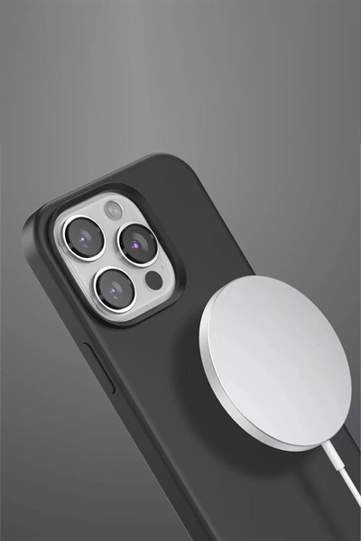 Mey İthalat®  iPhone 14 Pro Max Home Magsafe Kapak - Derin Mor