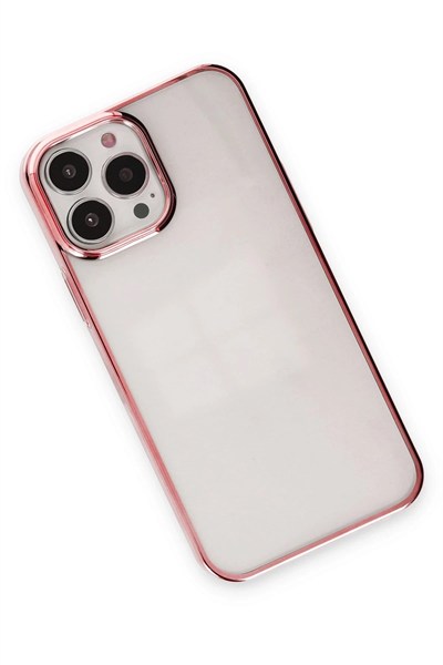 Mey İthalat®  iPhone 14 Pro Max Kılıf Element Silikon - Pembe