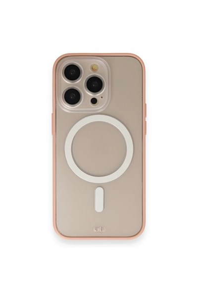 Mey İthalat®  iPhone 14 Pro Max Kılıf Grand Magneticsafe Kapak - Pembe