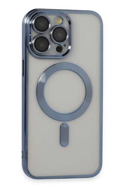 Mey İthalat®  iPhone 14 Pro Max Kılıf Kross Magneticsafe Kapak - Sierra Blue