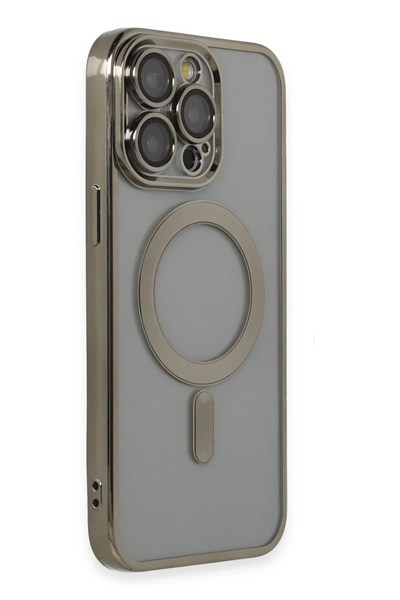 Mey İthalat®  iPhone 14 Pro Max Kılıf Kross Magneticsafe Kapak - Titan Gri