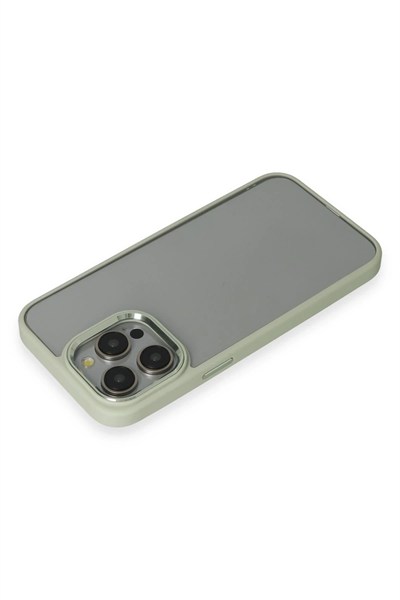 Mey İthalat®  iPhone 14 Pro Max Kılıf Power Silikon - Yeşil
