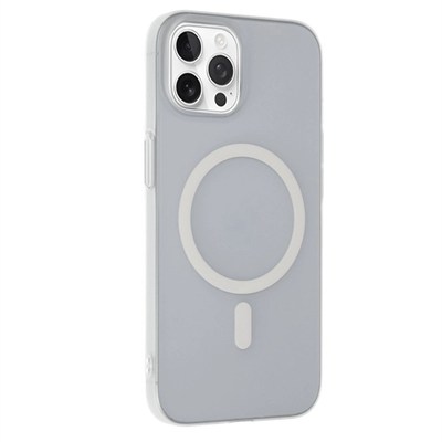 Mey İthalat®  iPhone 14 Pro Max Tuna PC Slim Magsafe Kapak - Şeffaf