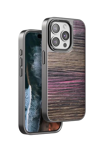 Mey İthalat®  iPhone 14 Pro Max Wave Kapak - Pembe