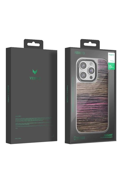 Mey İthalat®  iPhone 14 Pro Wave Kapak - Kahverengi