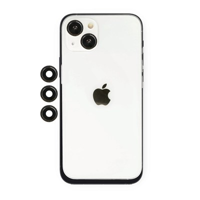 Mey İthalat®  iPhone 14 Shine Kamera Lens - Siyah