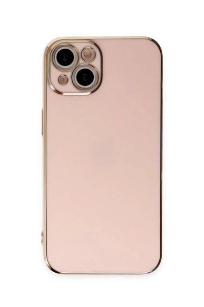 Mey İthalat®  iPhone 15 Kılıf Volet Silikon - Pembe