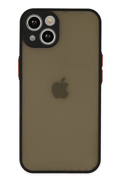 Mey İthalat®  iPhone 15 Plus Kılıf Montreal Silikon Kapak - Siyah