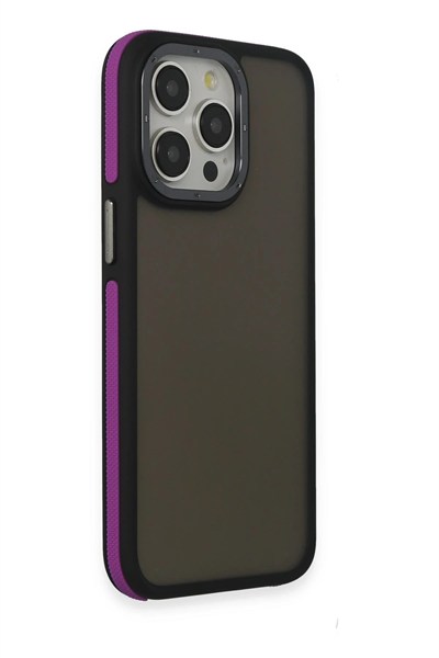 Mey İthalat®  iPhone 15 Pro Harvel Kapak - Derin Mor