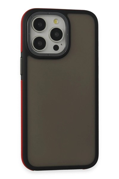 Mey İthalat®  iPhone 15 Pro Harvel Kapak - Kırmızı