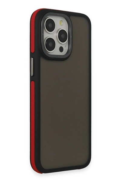 Mey İthalat®  iPhone 15 Pro Harvel Kapak - Kırmızı