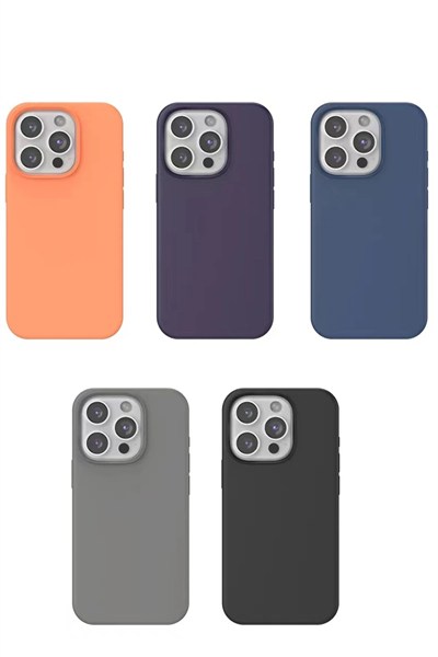 Mey İthalat®  iPhone 15 Pro Home Magsafe Kapak - Titan Gri