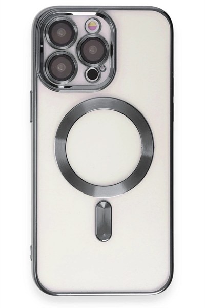 Mey İthalat®  iPhone 15 Pro Kılıf Kross Magneticsafe Kapak - Titan Gri