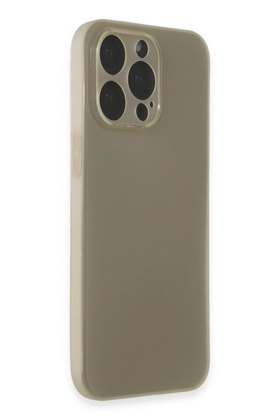 Mey İthalat®  iPhone 15 Pro Kılıf Puma Silikon - Titan Gri