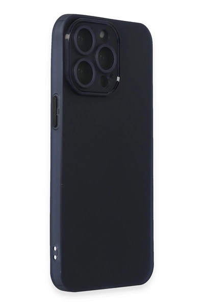 Mey İthalat®  iPhone 15 Pro Kılıf Puma Silikon - Lacivert