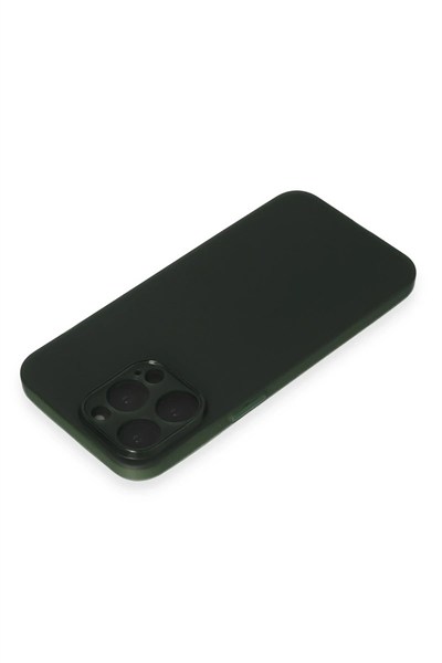 Mey İthalat®  iPhone 15 Pro Kılıf Puma Silikon - Yeşil